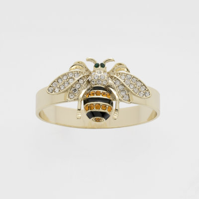 Stripey Bee Skinny Napkin Ring