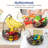 Prep & Savour Metal Fruit Bowl