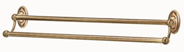 Classic Traditional Double Wall Mounted Towel Bar