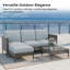 Ainhoa Outdoor 4-Seat L-Shaped Sofa