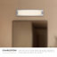 Luminaire de salle de bain à DEL à intensité variable en chrome 19 po Charleston-124959603