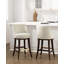 Tabouret de bar en chenille Lucia-113050972-113050974-128620582