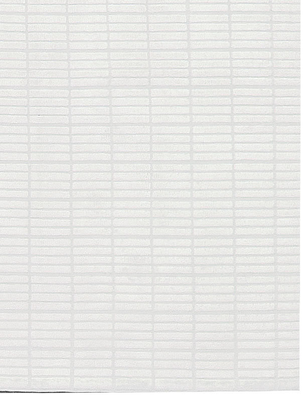 Hand-Knotted High-Quality White Area Rug