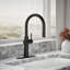 Kohler Crue Single Handle Pull Down Kitchen Faucet with Three-Function Pull Down Sprayer-1791643755
