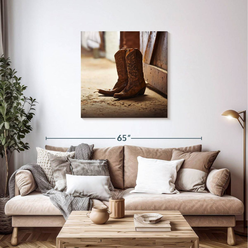 Lelar Barn Cowboy Boots, 36" H x 36" W