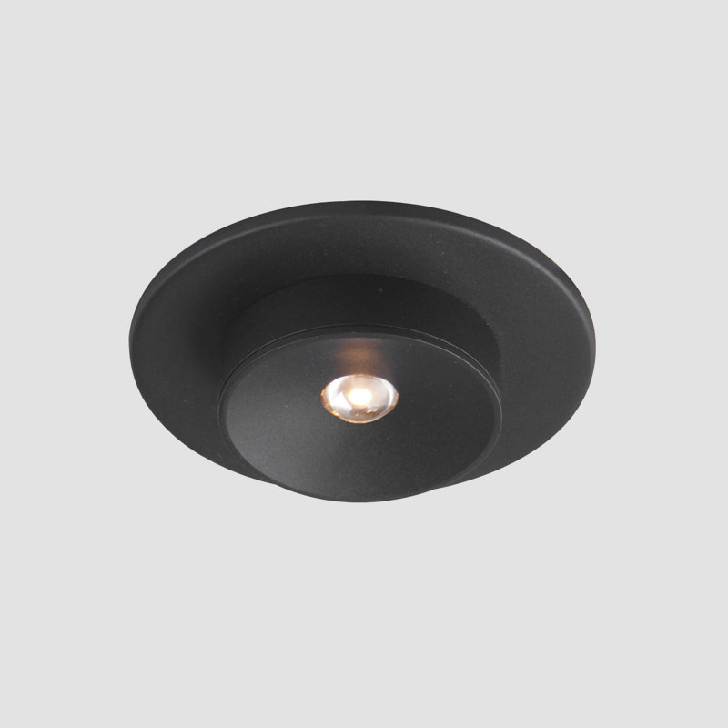 Caldera-Semi-Flush Mount, Black