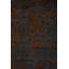 Rapture Black/Orange Abstract Luxury Area Rug-68861476