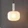Kuro 1 - Light Black/White/Gold Single Pendant