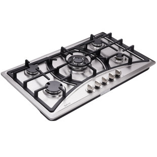 Deli-kit 30" Silver Natural Gas Cooktop