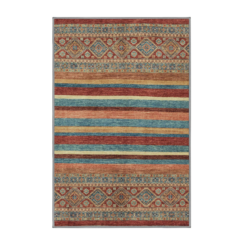 Abstract Indoor Rug, Rectangle 5' x 8'