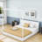 Sarahjo Wood Canopy Platform Bed With Headboard-2020193450