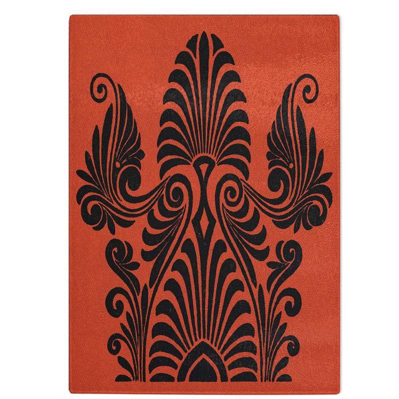 Tempered Glass Illustration Chopping Board, 20 cm W x 28.5 cm L