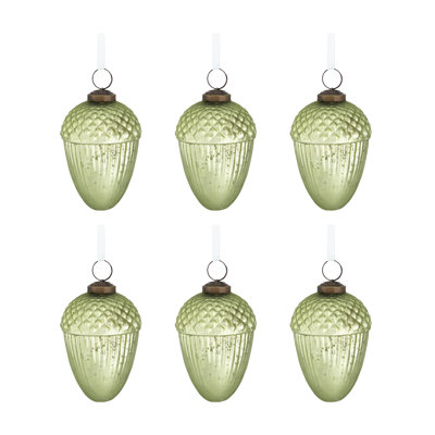 Glass Holiday Shaped Ornament