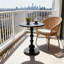 Table d'appoint ronde Vintage Black Matte