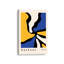 Toile tendue jaune et bleue Bauhaus-1590187806