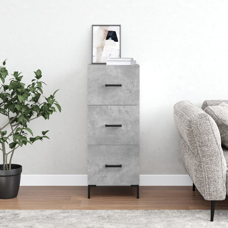Margus Chest of Drawers, Concrete Grey