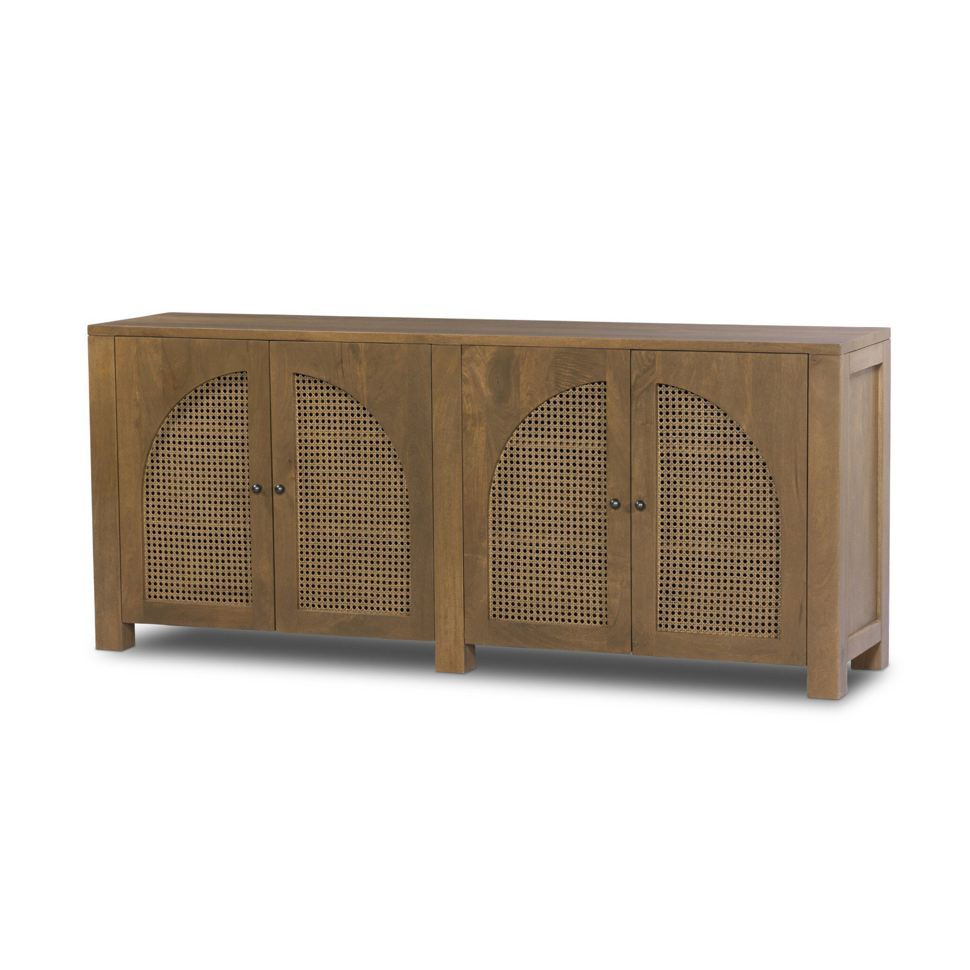 Silfa Sideboard, Taupe Mango, 33"H x 78"W x 18"D