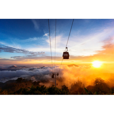 Genting Sunset by Alex Cheong - Wrapped Canvas Print