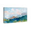 Snowy Mountain Range - reproduction d'art sur toile-52032236-52032239