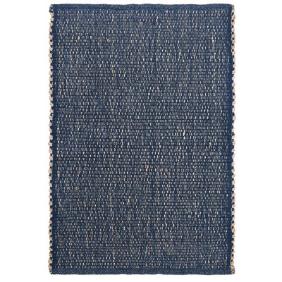 Tapis campagnard en jute et coton Colston