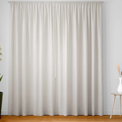 Oak Leaf Blackout Window Curtain Pair - Home Decor Elegance