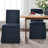 20" Wide Performance Fabric Slipcover Upholstered Dining Side Chair With Casters (Set of 2)-378026927