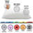 Exquisite Hotel Gussetted Microfiber Pillow, Soft Density (Set of 2)-1076750558