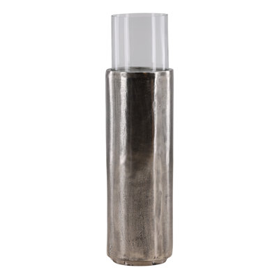 Yule Candle Holder Antique Nickel
