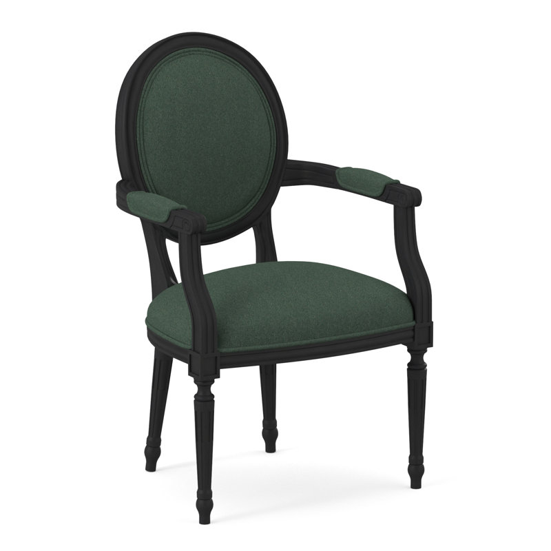 Dauphin Arm Chair, Espresso, Margaret Lagoon