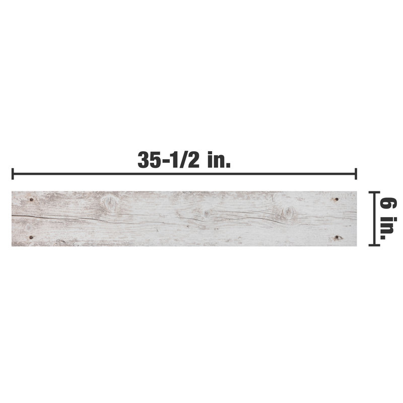 Bois 6" x 36" Porcelain Wood Look Floor and Wall Tile, Antic