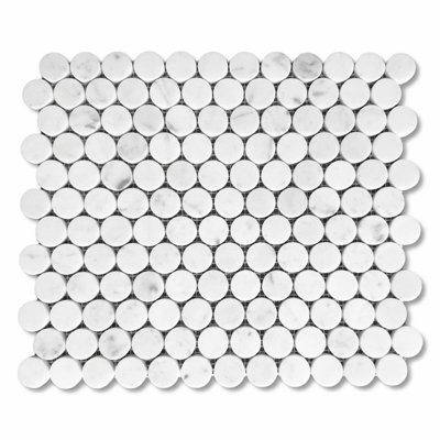 Carreau de mosaïque rond 10 po x 12 po