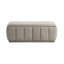 Banc de rangement moderne en taupe avec fabrication en contreplaqué et siège intérieur en mousse-131211025