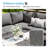 Modern Outdoor Aluminum Patio Furniture Set With Fire Pit-890439607