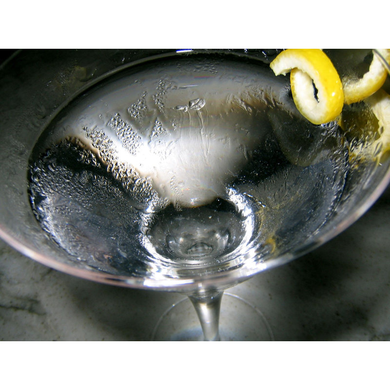 Adhésif décoratif Martini avec une torsion, H 45 po x l 60 po