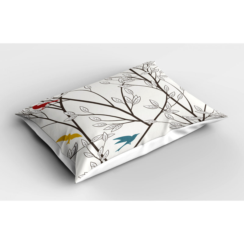 Star Polyester Floral Sham Set, Twin