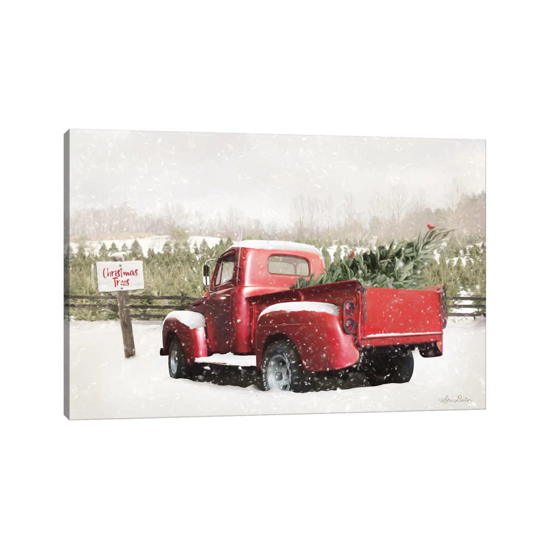 Christmas Tree Pick 1 Piece Wrapped Canvas Wall Art, 101.6 cm H x 66.04 cm W x 3.175 cm D