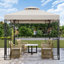 8 pi L 8 pi. D Pavillon de jardin en acier