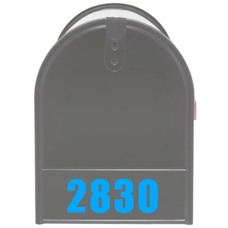 Vinyl Mailbox Cover, Sky Blue