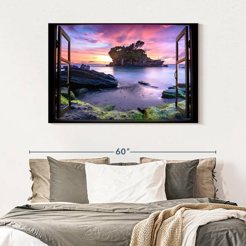 Gillard Window To Tanah Lot Gillard, 32" H x 48" W