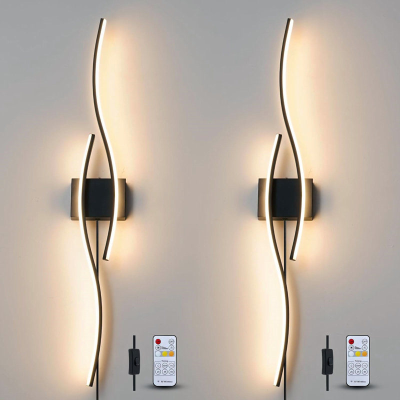 Schepp Glass Candle Wall Light, 40.55" H x 2.38" W x 5.91" D
