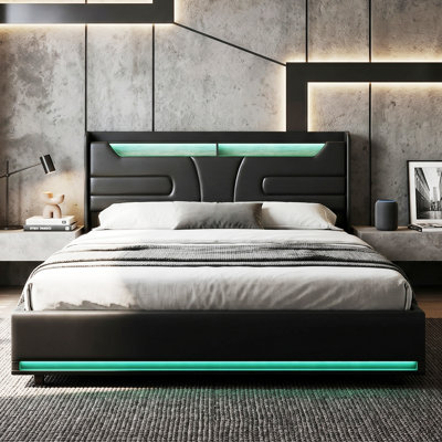Faux Leather Ottoman Beds Upholstered Ottoman Bed