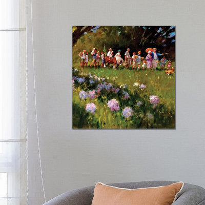 Day Of Our Picnic by John Haskins - Wrapped Canvas Gallery-Wrapped Canvas Giclée
