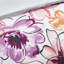 Édredon simple / simple TG et coussin, mélange floral asymétrique doux avec mélange de gris rose