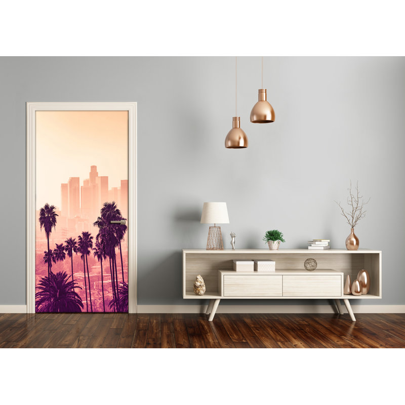 Los Angeles City Door Decal