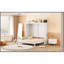 Lit escamotable double pleine grandeur, blanc