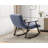 Casual Folding Rocking Chair Upholstered-1984914247