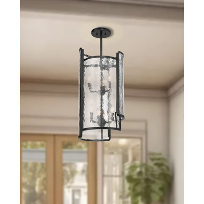 Luminaire suspendu cylindrique à 6 lumières Madeleyn
