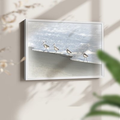 «Sandpipers II», reproduction encadrée