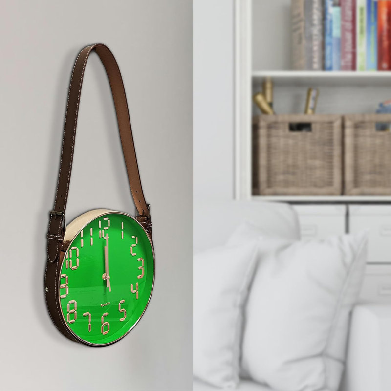 Allabaksh Wall Clock, Green