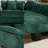 Cloud Sofa Single Seat with Pillow Top Arms, Double Layer Upholstered Cushion & Breathable Chenille Fabric, Ergonomic Accent Chair for Living Room, Bedroom-1076094038